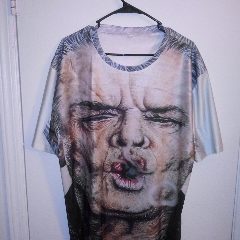 Jack nicholson 3d print tshirt